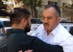 Klinika rəhbəri TV əməkdaşlarına hücum etdi - <span class="color_red">(Video)</span>
