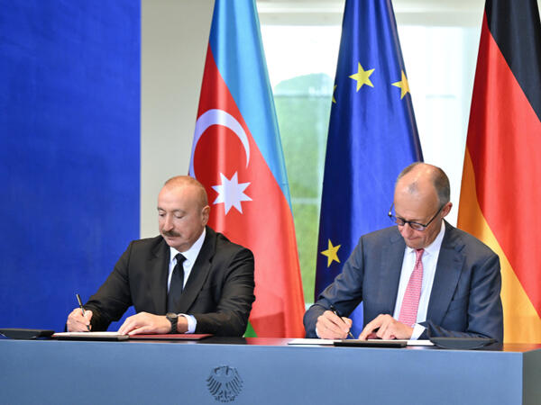 Azərbaycan və Almaniya arasında strateji tərəfdaşlıq üzrə Birgə Bəyannamə imzalanıb (TAM MƏTN)