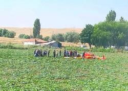Ankarada təlim vertolyotu qəzaya uğradı - Yaralılar var