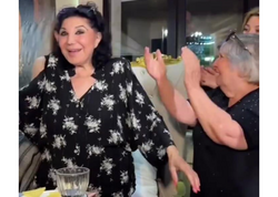 85 yaşlı Flora Kərimova ad günündə kövrəldi, səhhətində problem olsa da, rəqs etdi - <span class="color_red">(Video)</span>