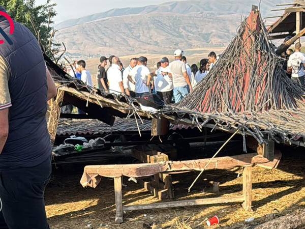 Göygöldə Yaylaq Festivalında çardaq uçdu - Xəsarət alanlar var