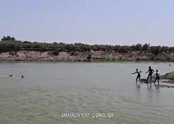 İmişlidə çayda batan gənc belə xilas edildi - <span class="color_red">(Video)</span>