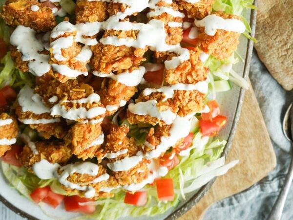 Restoran menyularının ləziz popkorn salatı