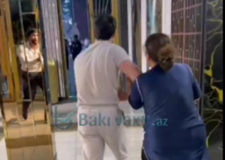 Xadimə ilə rəqs edən şəxs Mübariz Əsgərovun oğlu imiş <span class="color_red">(Video)</span>