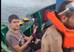 Türk gəmisi vuruldu - ağır yaralılar var - <span class="color_red">(Video)</span>