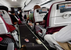 "Air India" təyyarəsi burulğana düşüb, xəsarət alanlar var