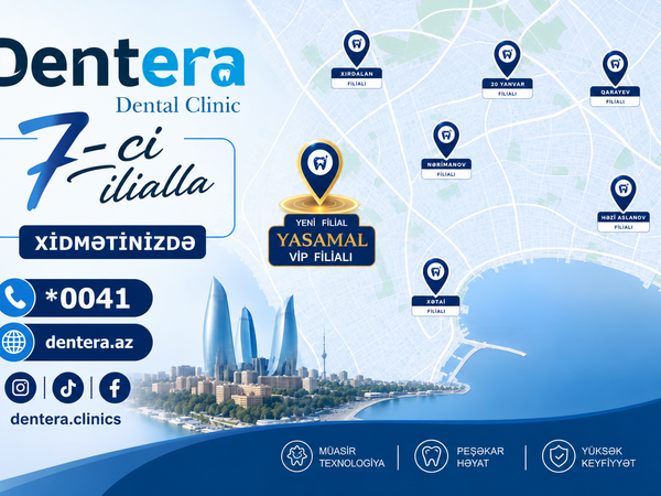 "Dentera Dental Clinic" inkişaf strategiyasının növbətimərhələsini elan edib - <span class="color_red">(Foto)</span>