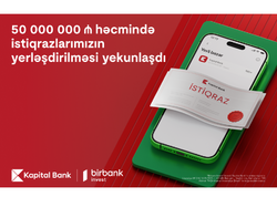 "Kapital Bank"ın istiqrazlarına tələbat buraxılış həcmini üç dəfəyə yaxın üstələdi