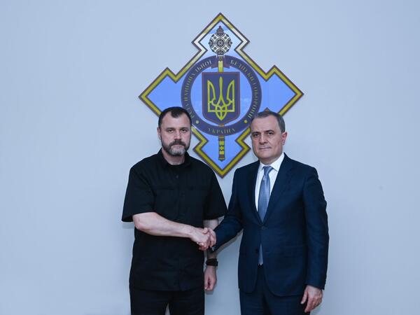 Ceyhun Bayramov Ukrayna Təhlükəsizlik Şurasının katibi ilə görüşüb <span class="color_red">(Foto)</span>