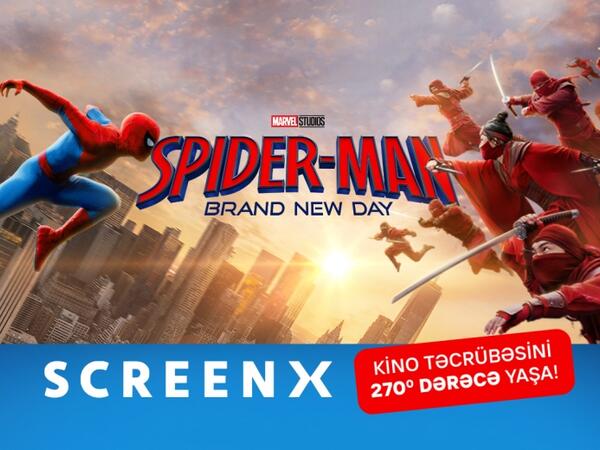 İlk dəfə CineMastercard-da: ScreenX formatı üçün xüsusi çəkilmiş "Hörümçək-Adam" - <span class="color_red">(Video)</span>