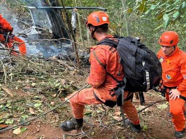 Braziliyada helikopter qəzası: 4 nəfər ölüb