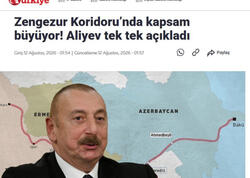 Prezident İlham Əliyevin Zəngəzur dəhlizi ilə bağlı fikirləri Türkiyə mediasının diqqət mərkəzindədir - <span class="color_red">(Foto)</span>