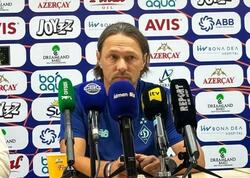 "Dinamo Kiyev"in baş məşqçisindən "Qarabağ"la oyundan öncə vəd