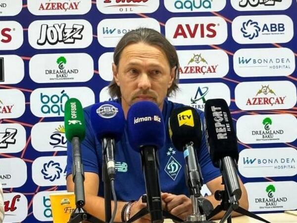 "Dinamo Kiyev"in baş məşqçisindən "Qarabağ"la oyundan öncə vəd