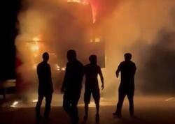 Rusiyadan gələn yük avtomobili Cəlilabadda yandı - <span class="color_red">(Video)</span>