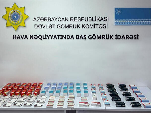 Hava limanında 93 qutu dərman müsadirə edildi