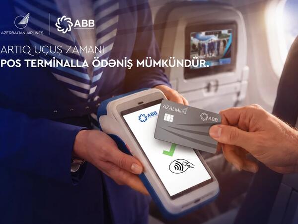 AZAL təyyarə göyərtəsində POS-terminalla ödəniş imkanını istifadəyə verib
