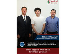 Azərbaycanda ilk dəfə: Avropa Azərbaycan Məktəbi məzununa Stanford Universitetində təhsil üçün 100% təqaüd dəstəyi verir <span class="color_red">(Video)</span>