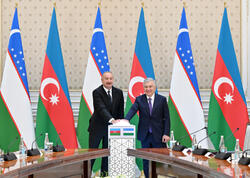 Prezidentlər İlham Əliyev və Şavkat Mirziyoyev Azərbaycanın Özbəkistanda həyata keçirdiyi layihələrin açılış və təməlqoyma mərasimində iştirak ediblər - <span class="color_red">(Foto)</span>