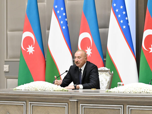 Prezident İlham Əliyev: Azərbaycan ilə Özbəkistan arasında ikitərəfli münasibətlər çox möhkəm təməl üzərində qurulub