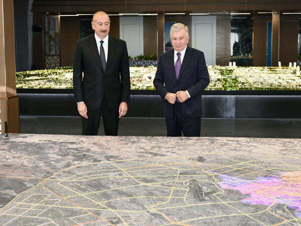 Prezident İlham Əliyev Özbəkistanın ən böyük şəhərsalma layihəsi - “Yeni Daşkənd”lə tanış olub - (Foto)