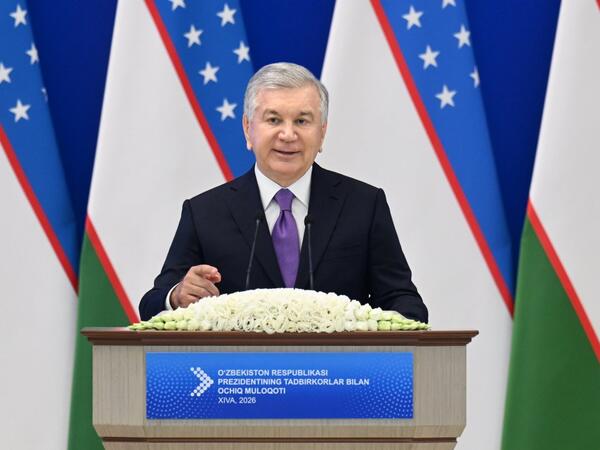 Şavkat Mirziyoyev "Heydər Əliyev" ordeni ilə təltif edilib