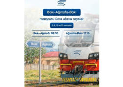 Bakı–Ağstafa qatarlarında yenilik