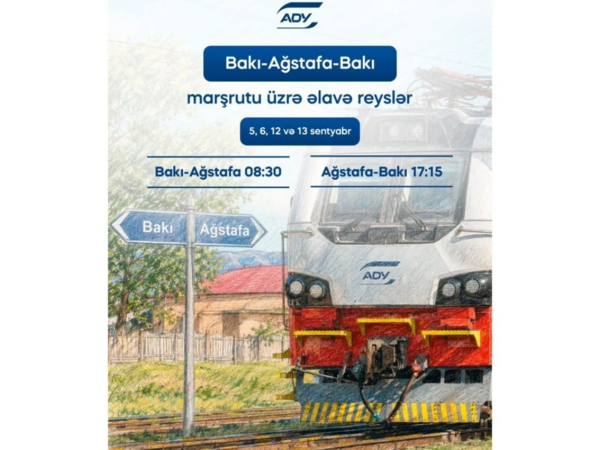 Bakı–Ağstafa qatarlarında yenilik