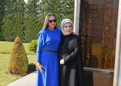 Əminə Ərdoğan Mehriban Əliyevanı təbrik edib