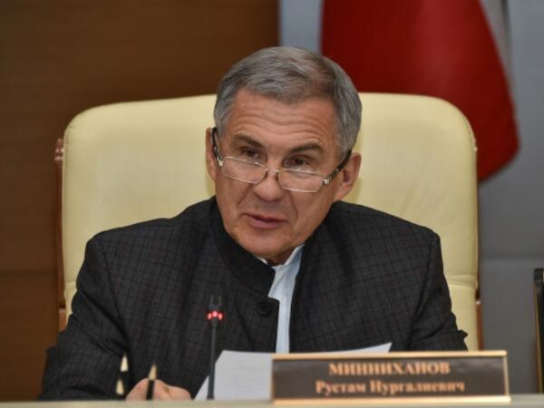 Rüstəm Minnixanov Mehriban Əliyevanı təbrik edib