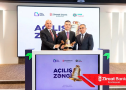 Ziraat Bank Azərbaycanın ilk istiqraz emissiyası üçün “Açılış Zəngi” çalınıb - <span class="color_red">(Foto)</span>
