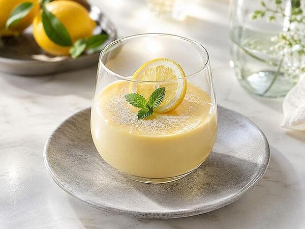 İtalyan üsulu limon budino hazırlanması
