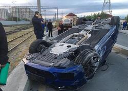 Sumqayıtda “BMW” 3 maşına çırpılıb aşdı - <span class="color_red">(Foto)</span>