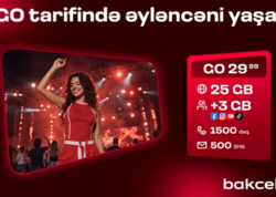 Bakcell-in “GO” tariflərinə qoşulun və üstünlüklərdən faydalanın