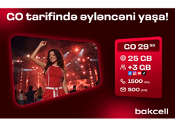Bakcell-in “GO” tariflərinə qoşulun və üstünlüklərdən faydalanın