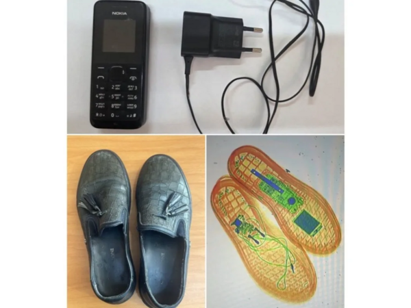Həbsxanaya ayaqqabının içində telefon keçirmək istədi