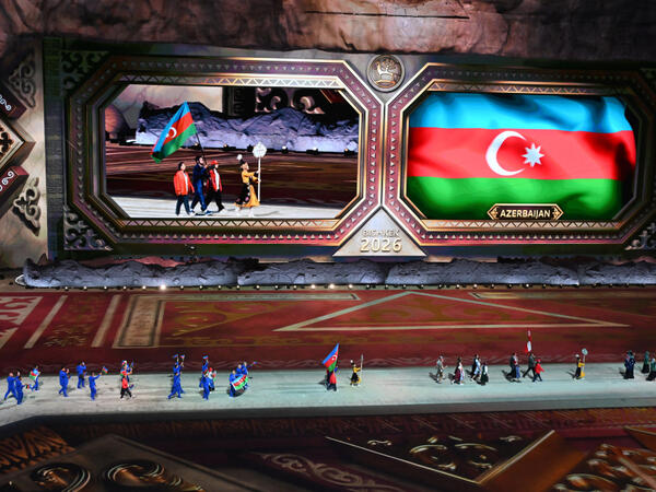 İlham Əliyev və Mehriban Əliyeva Bişkekdə 6-cı Dünya Köçəri Oyunlarının açılış mərasimində iştirak edib - <span class="color_red">(Foto/Video)</span>