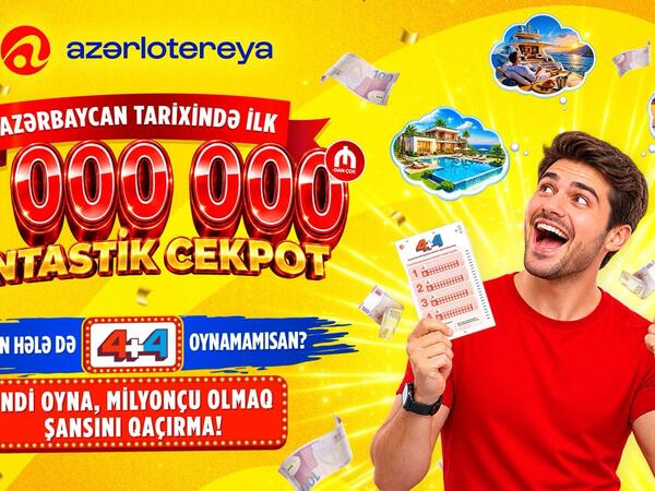 Tarixi rekord: cekpot ilk dəfə 2 000 000 manatı keçdi