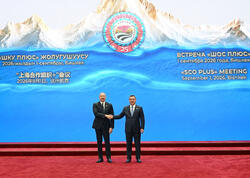 Prezident İlham Əliyev “ŞƏT plyus” formatında görüşdə iştirak edir - (Foto)