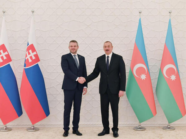 Prezident İlham Əliyev: Azərbaycan ilə Slovakiya arasında qarşılıqlı hörmətə əsaslanan münasibətlər məmnunluq doğurur
