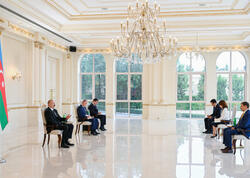 Prezident İlham Əliyev BMT-nin Azərbaycanda yeni təyin olunmuş rezident əlaqələndiricisini qəbul edib - <span class="color_red">(Foto)</span>