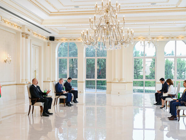 Prezident İlham Əliyev BMT-nin Azərbaycanda yeni təyin olunmuş rezident əlaqələndiricisini qəbul edib - <span class="color_red">(Foto)</span>