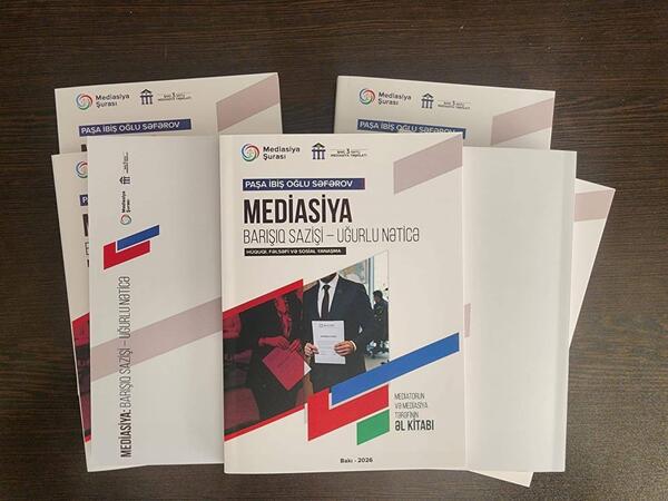 Mediasiya ilə bağlı yeni kitab işıq üzü gördü - <span class="color_red">(Foto)</span>