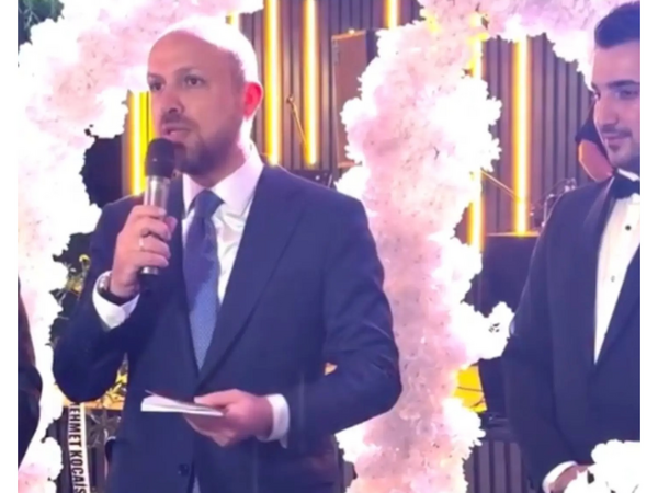 Erdoğanın oğlu nikah şahidi oldu: Cütlüyə tövsiyyəsi diqqət çəkdi - <span class="color_red">(Video)</span>