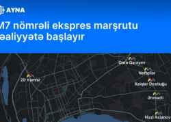 M7 nömrəli ekspres marşrutu fəaliyyətə başlayır