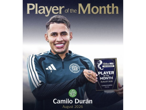 Kamilo Duran ayın futbolçusu seçildi - <span class="color_red">(Foto)</span>