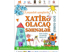 “Xatirə olacaq səhnələr” adlı şou-sərgiyə uşaqların şüuraltı duyğuların məhsulu olan təsvirlər qəbul olunur