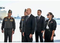 İlham Əliyevin sosial şəbəkə hesablarında Mehriban Əliyeva ilə Hərbi Dəniz Qüvvələrində olması ilə bağlı paylaşım edilib - <span class="color_red">(Video)</span>