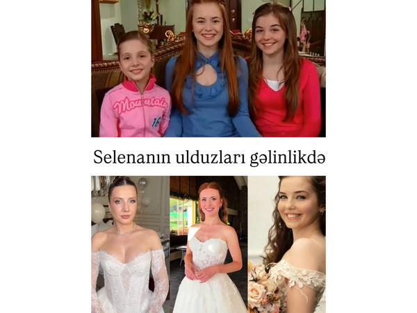 "Selena"nın ulduzları gəlinlikdə - <span class="color_red">(Fotolar)</span>