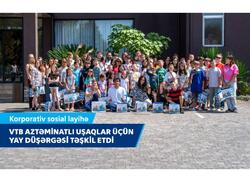 Bank VTB (Azərbaycan) uşaqlar üçün 6-cı “Yay düşərgəsi” təşkil edib